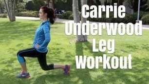 'Carrie Underwood Leg Workout'