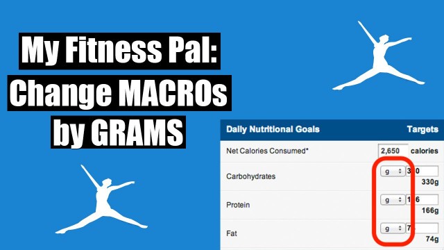 'My Fitness Pal HACK: Macros by GRAMS'