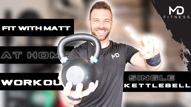 'Tabata Style Workout | Kettlebell Workout | HIIT Workout | Fit With Matt | Solo Rider'