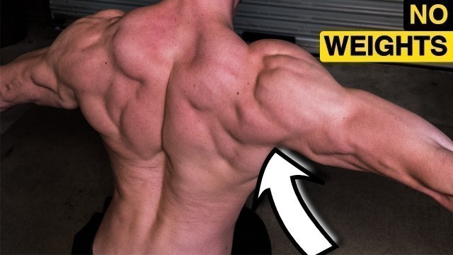 'Bigger Rear Delts by Bodyweight (NO WEIGHTS)'