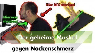 'Nackenschmerzen | Aktiviere DIESEN Muskel!'