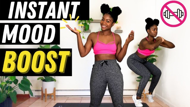 'GOOD MOOD WORKOUT! | 20 minute hiit mood boosting workout! | No equipment required'