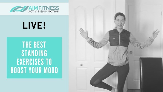 'The Best Standing Exercises to Boost Your Mood | Adults 50+ | Fitness for Seniors'