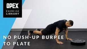 'No Push Up Burpee to Plate - OPEX Exercise Library'