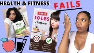 'REACTING To Social Media Health & Fitness Fails Ep.2| Fad Diets & Other Nonsense'