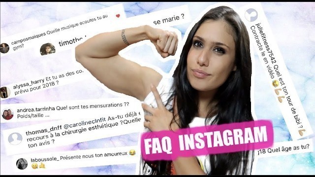 '㋡ FAQ INSTAGRAM | CAROLINE CLN FITNESS'