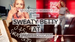 '1000 CAL WORKOUT | SWEATY BETTY LAUCH & REVIEW'