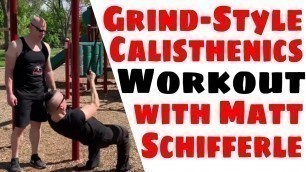 'Colorado Playground Workout with Matt Schifferle of the Red Delta Project'