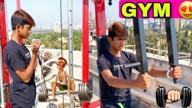 'FIRST DAY AT GYM 