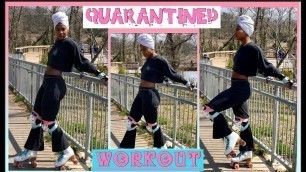 'QUARANTINE HOME WORKOUT| ROLLER SKATE PROGRESSION EP.3| IMPALA ROLLER SKATES| *TUFTtheUNICORN*'