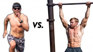 'Olympian vs. Bodybuilder Workout Challenge'