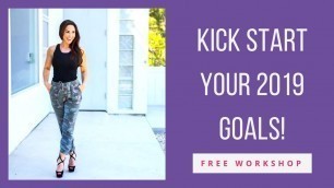 'Kick Start your 2019 Goals LIVE | Natalie Jill and Brooks Hollan'