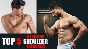 'Top 5 Blasting Shoulder Exercises - Venkat Fitness Trainer'