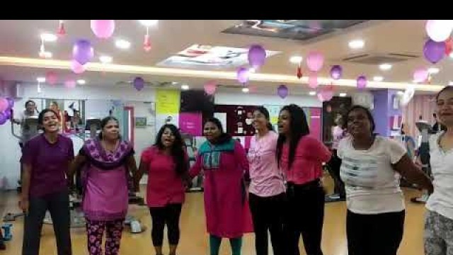 '1st anniversary at Pink fitness choolaimedu'