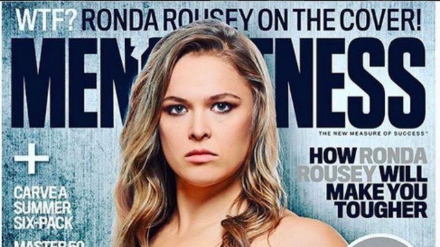 'Ronda Rousey First Woman On Men\'s Fitness Cover'