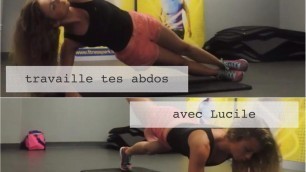 'Entraînement ABDOS à la MAISON avec Lucile'