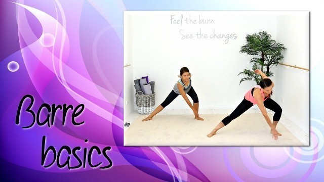 'Total Body Ballet Barre Workout - Barre Basics Beginners Intermediate Barre BARLATES BODY BLITZ'