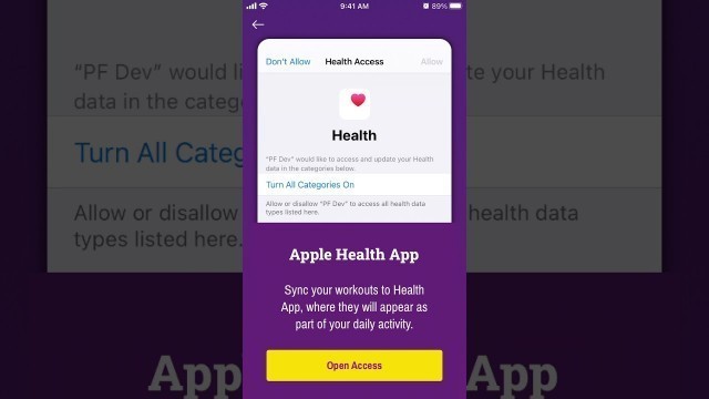 'How to connect Apple Health to Planet Fitness app?'