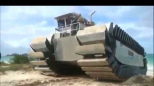 'Marines Test UHAC Heavy Lift Amphibious Landing Vehicle'