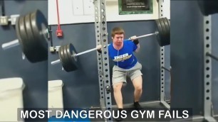 'Most Painful Gym Fails Compilation | When Workout Goes Wrong.'