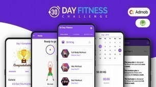 '30 Days Fitness Challenge - Native Android mobile app | Codecanyon Scripts and Snippets'