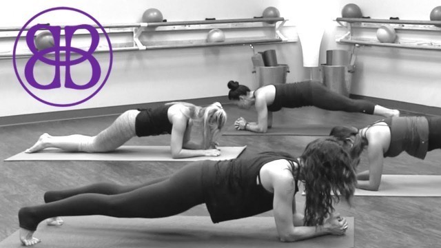 'BodyBarre Plank Workout with April! Quick Core & Ab workout in under 5 minutes!'