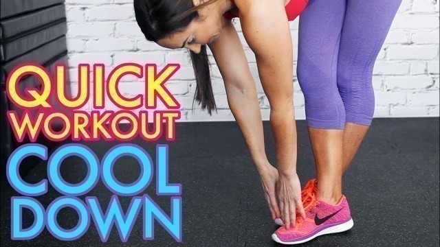 'Quick Workout Cool Down | Natalie Jill'