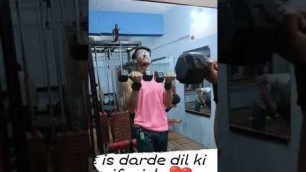 'Is Darde Dil Ki Sifarish ❤️: fitness models: Gym motivation #Shorts #short'