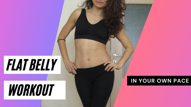 'Flat Belly Healthy Fitness HIIT Sixpack Workout by Nicki Angel BG audio/ENG subs'