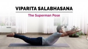 'Viparita Salabhasana | Superman Yoga Pose | Steps | Benefits | Yogic Fitness'