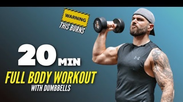 '20 Min Full Body Toning Home Dumbbell Workout | This BURNS'