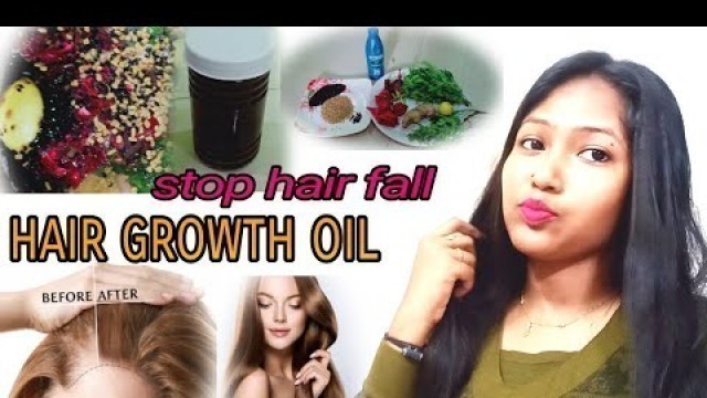 'Stop hair fall oil, Hair growth oil ।।Beauty & Fitness 365 Day।।'