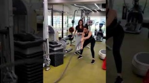 'Having fun training sessions with Deepika padukone #shorts #yasminkarachiwala #deepikapadukone'