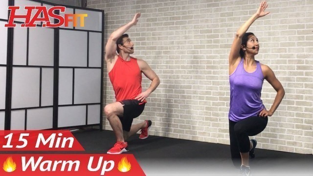 '17 Min Cardio Warmup + Dynamic Stretching for Running Lifting HIIT: Warm Up Exercises Before Workout'