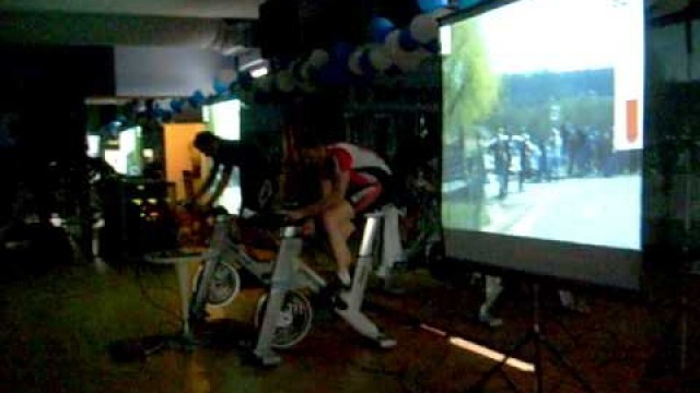 'S6302843 Video Cycle Racing bij Fitness First'