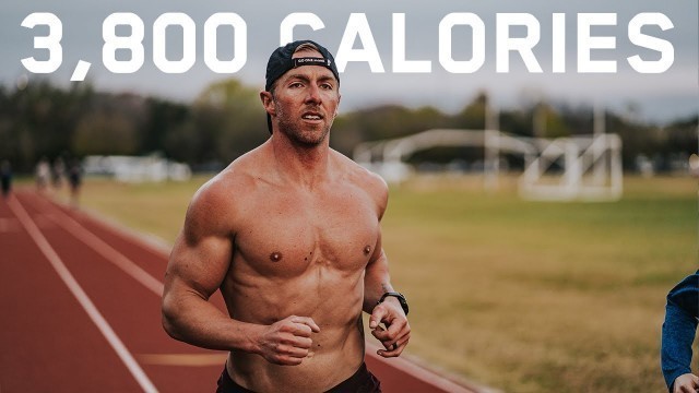 'Everything I Eat In A Day | 3,800 Calorie Ironman Diet'