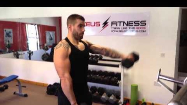 'Build HUGE Shoulders  - Zeus Work Out 5 killer exercises'