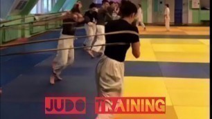 'Judo training'