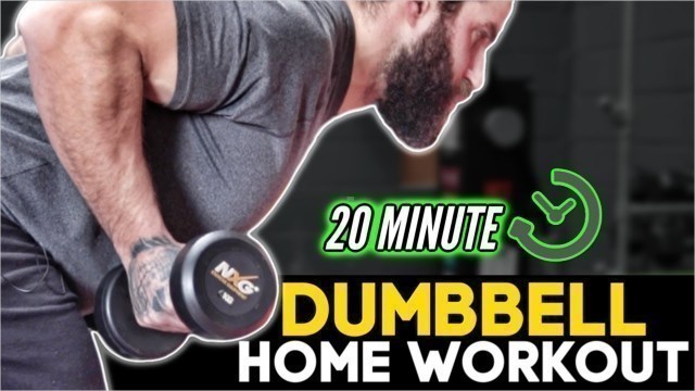 'Full Body Dumbbell Workout Follow Along (HOME WORKOUT)'