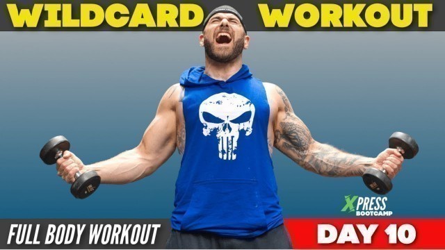 'WILDCARD | 20 Min Full Body Toning Home Dumbbell Workout | Day 10'