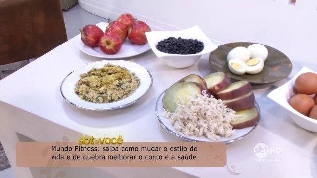 'Mundo Fitness: atividade física + alimentação'