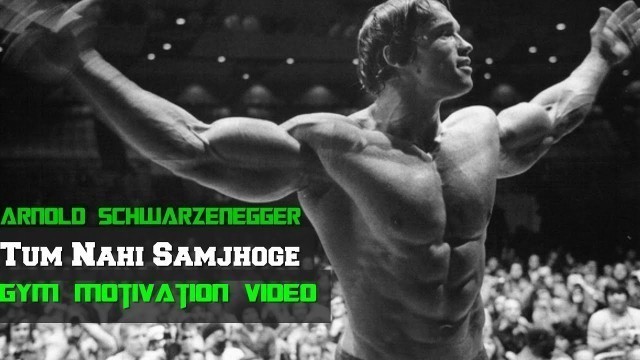 'Arnold Schwarzenegger - TUM NAHI SAMJHOGE | GYM Motivation Video'