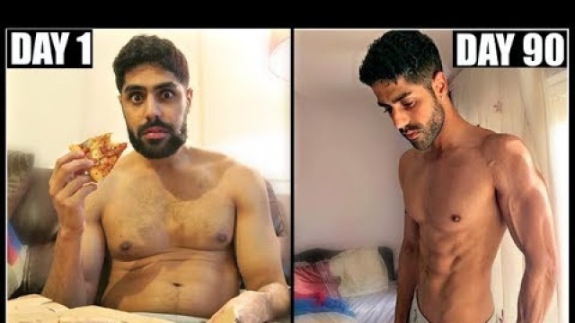 'INSANE 90 DAY BODY TRANSFORMATION - FAT TO SHREDDED'