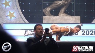 '2020 Arnold Classic - Fitness routine Marta Aguira & Arnold Schwarzenegger cameo'