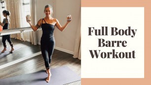 '20-Minute Full Body Barre Workout (without the barre!)'