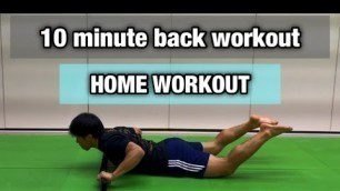 '10 minute JUDO back workout'