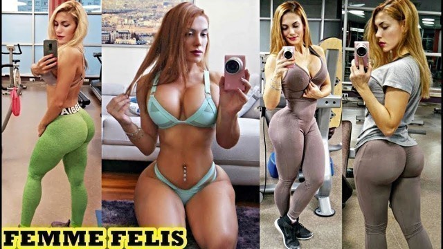 'Femme Felis ! Fitness Model || ✔️Squat Results ✔️Booty Workout Routine 