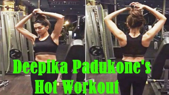 'Bollywood Actress Unseen Workout in Gym | Deepika Padukone'