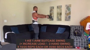 'DT FITNESS 365 WORKOUT - KETTLEBELL - COMPLETE TOTAL BODY - QUADSET #3'