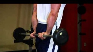 'Standing Palms-Up Barbell Behind The Back Wrist Curl Bilek Hareketi Nasıl Yapılır'